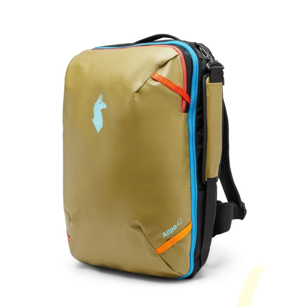 Cotopaxi Allpa 42L Backpack - Tan and Blue